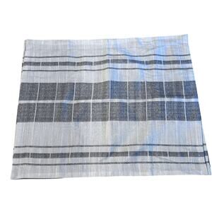 Set of 2 Madison Park Pillow Shams King Size 24" x 30" Stripe Gray Multi